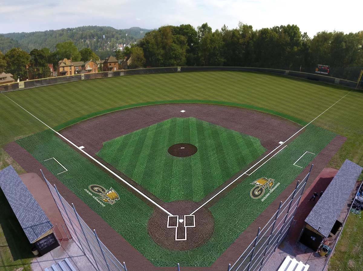 Artists’ rendering of new turf