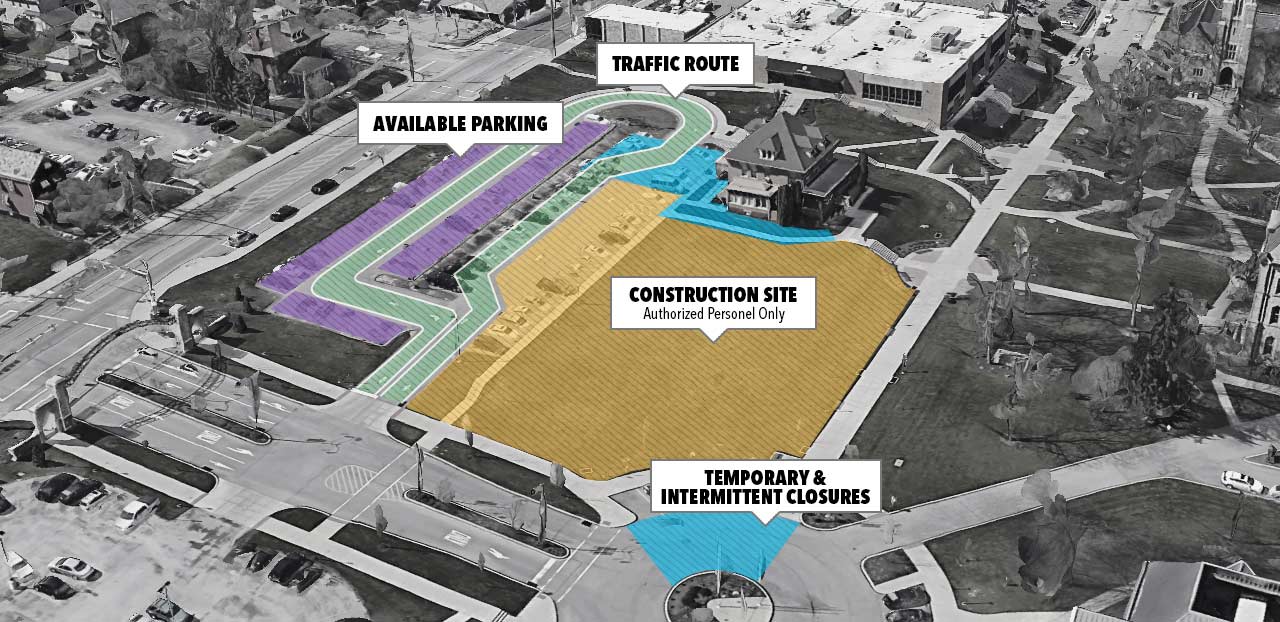Wagner Center Construction Map